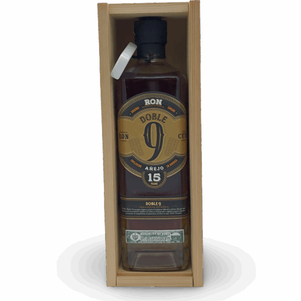 RHUM DOBLE NUEVE 15 ANS COFFRET CAISSE BOIS