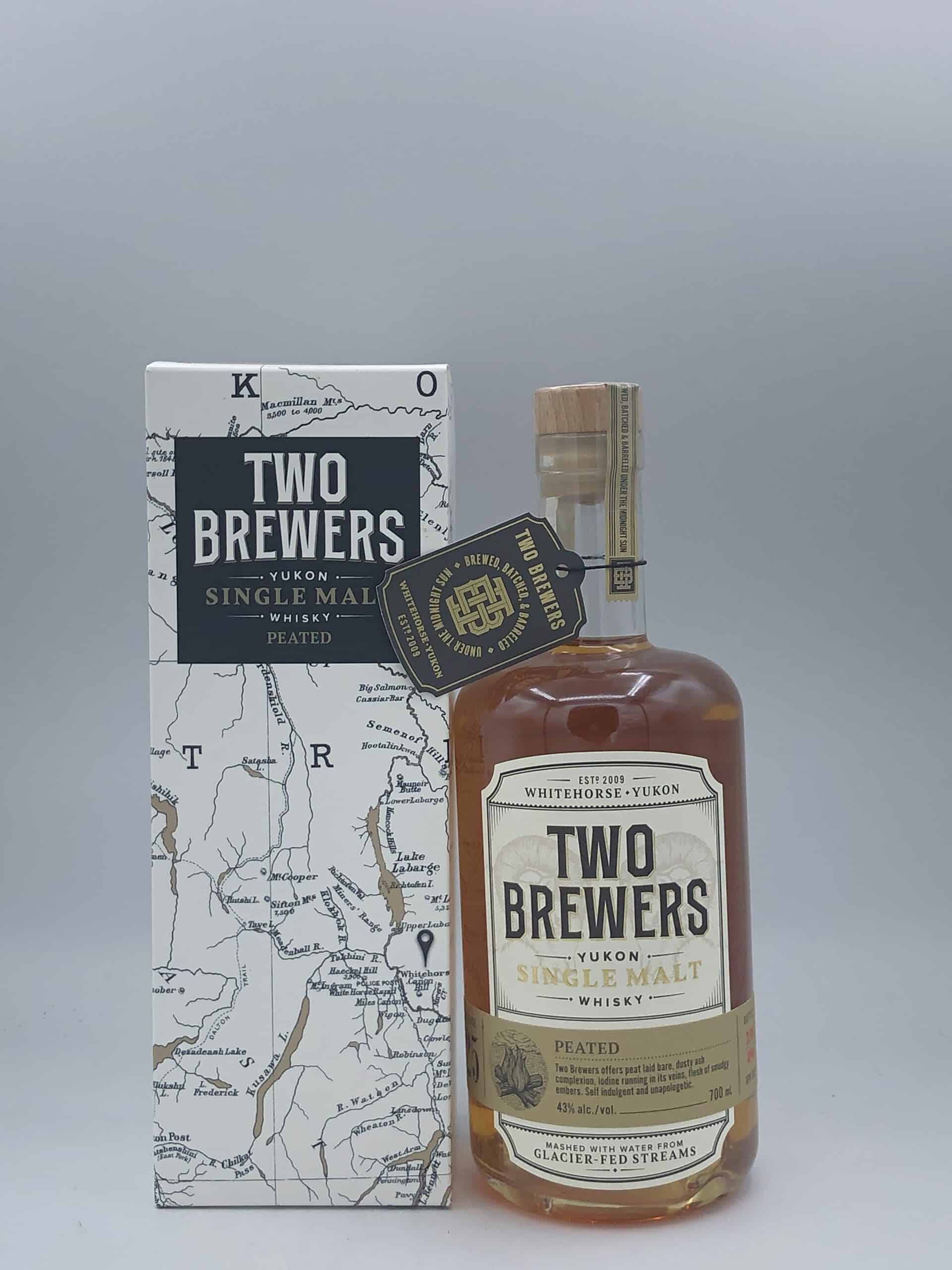 WHISKY CANADA TWO BREWERS PEATED