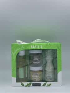Coffret autour du basilic