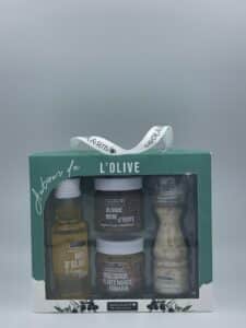 Coffret autour de l’olive