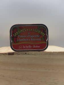 Sardines au piment d’espelette & jambon de Bayonne