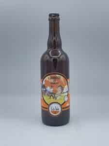 BIERE LA LIE AMBREE  » L’AMBREE DU HAMEAU  »  75CL