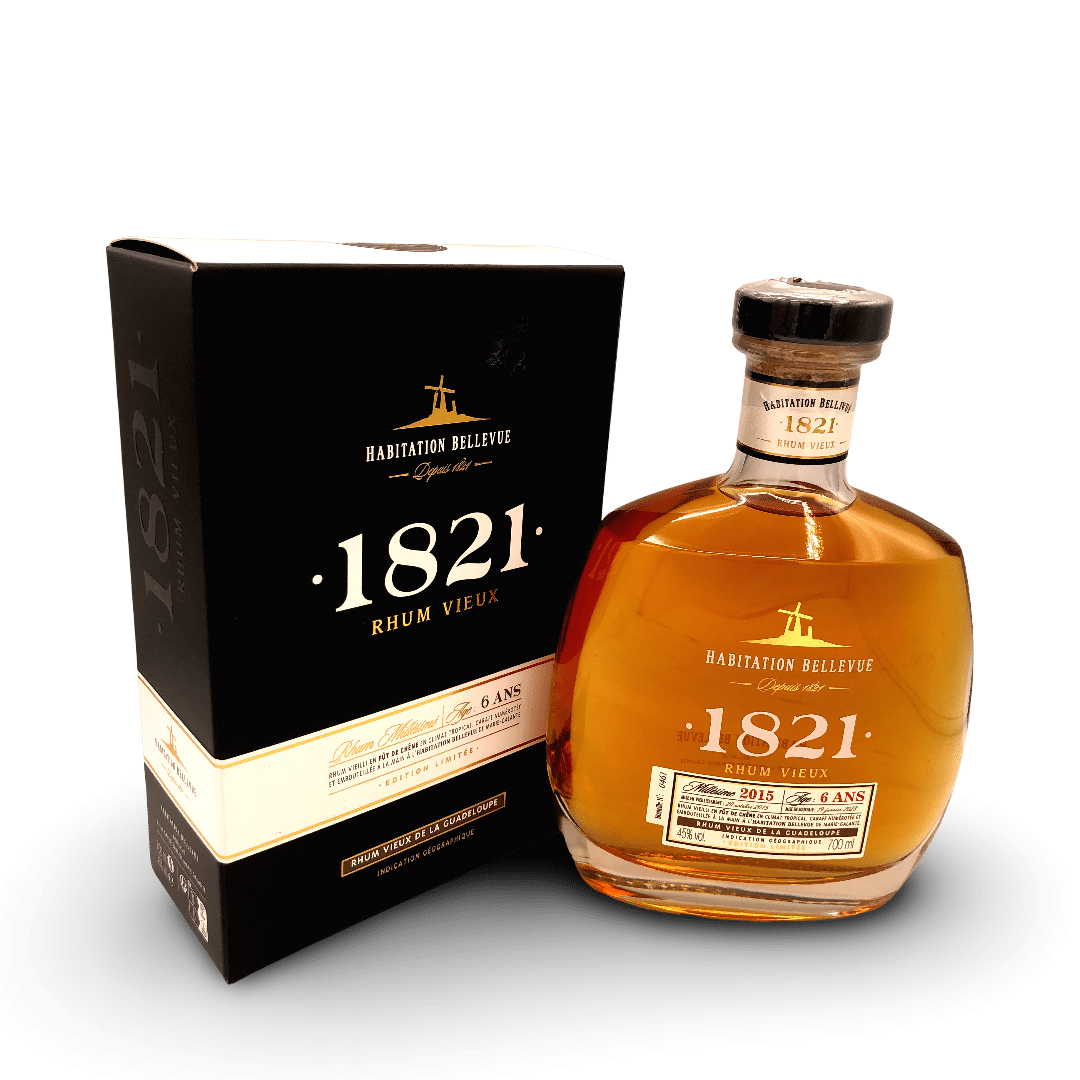 RHUM HABITATION BELLEVUE HORS D’AGE CARAFE 1821 – 6 ANS