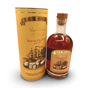 RHUM BIELLE BRUT DE FUT 2016 DE 7 ANS