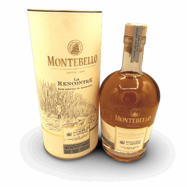 RHUM MONTEBELLO VIEUX 7 ANS FINISH EN FUT DE WHISKY BRETON