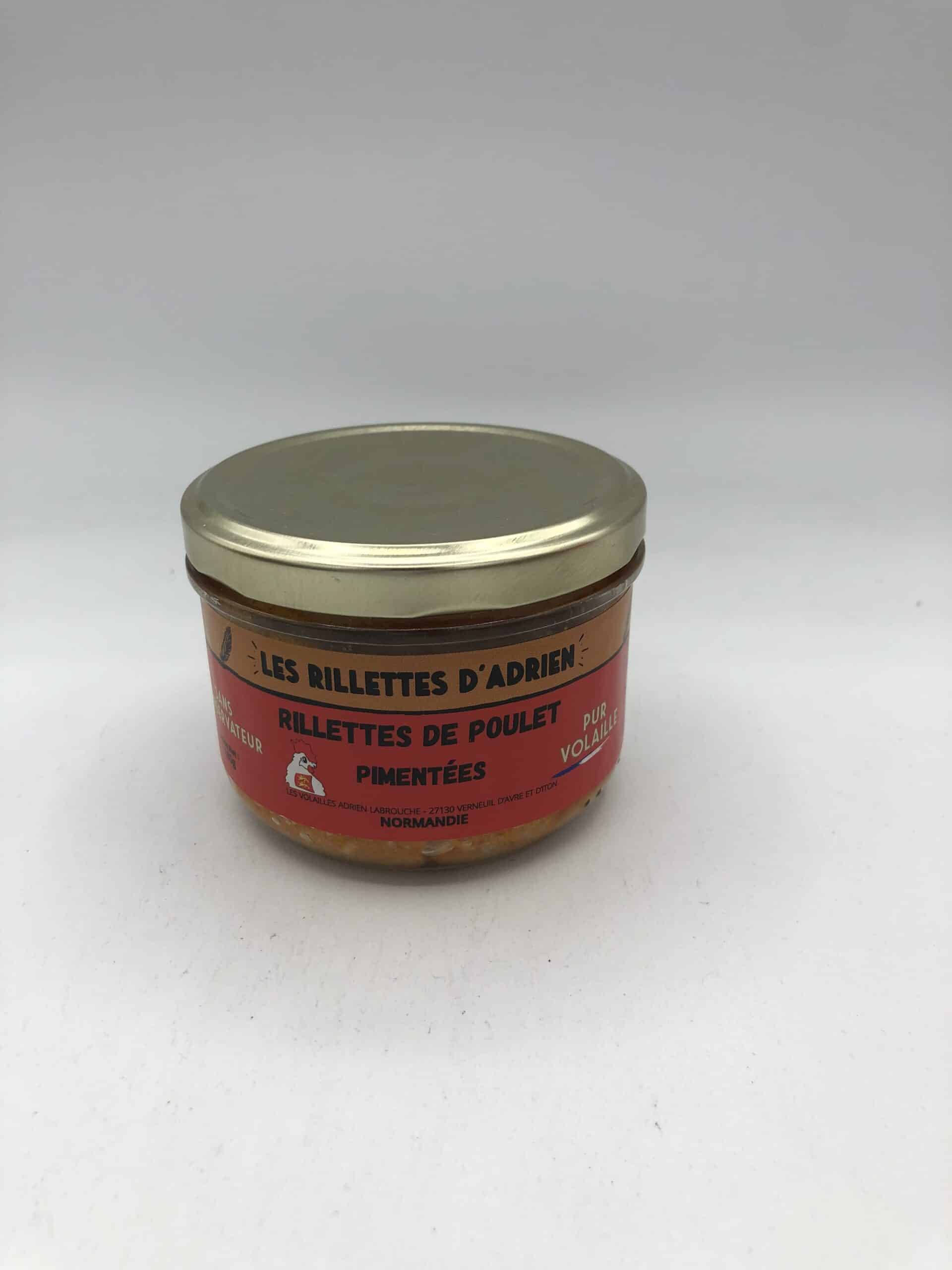 Rillettes de poulet pimenté