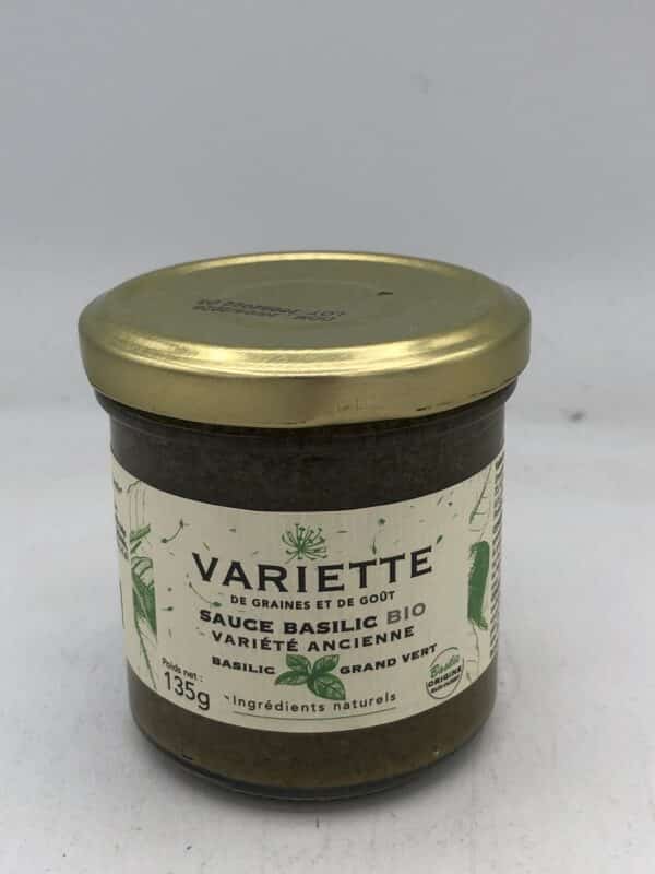 Sauce basilic façon pesto - Basilic grand vert BIO