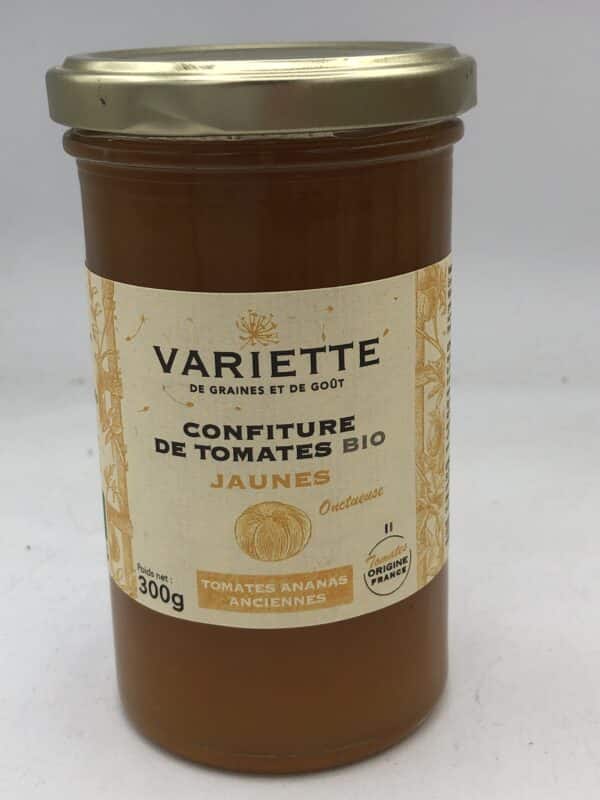 Confiture de tomates anciennes JAUNES BIO