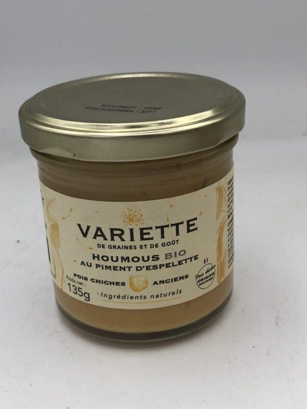 Houmous blanc au piment d'espelette BIO