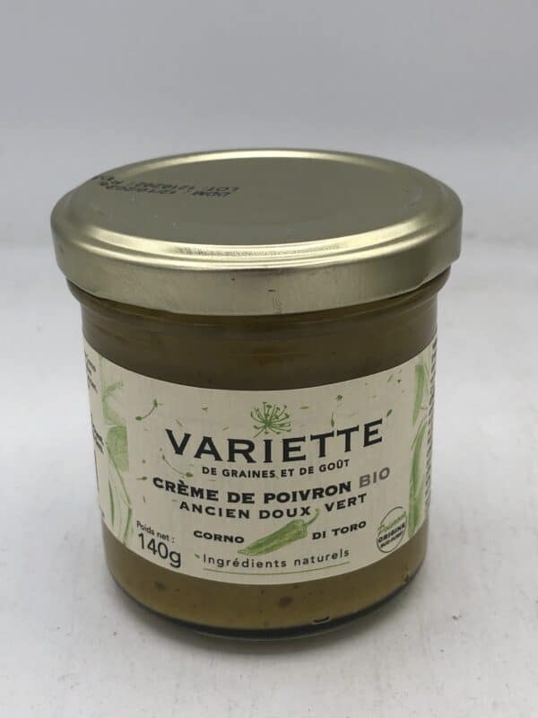 Crème de poivron ancien doux - Corno di Toro vert BIO