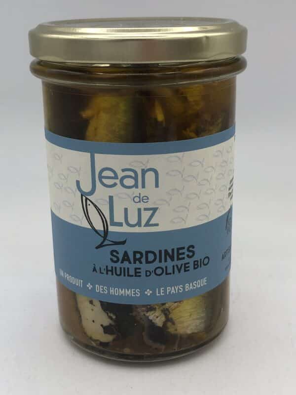 Sardines à l'huile d'olive BIO