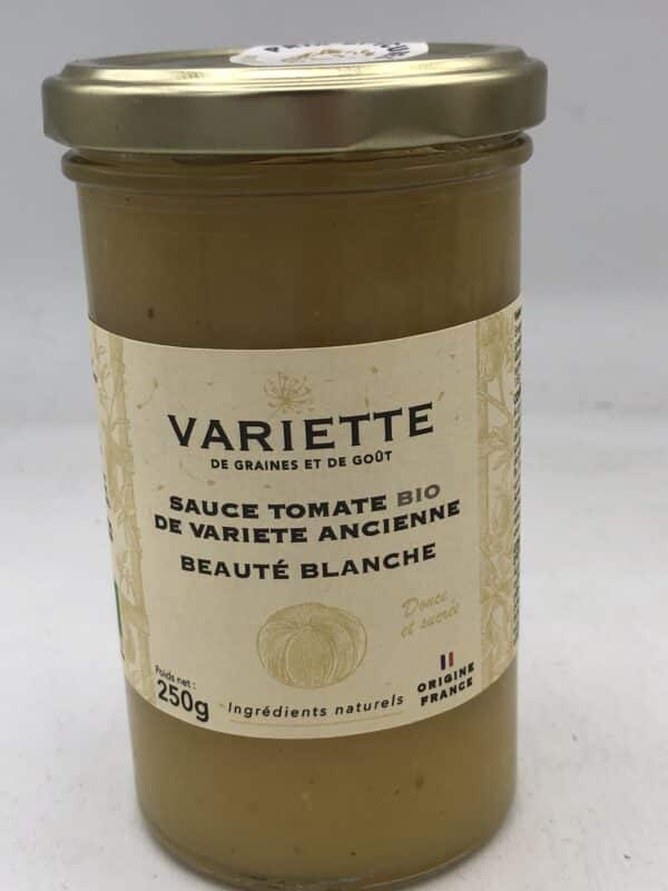 Sauce tomate de variété ancienne - Beauté blanche BIO
