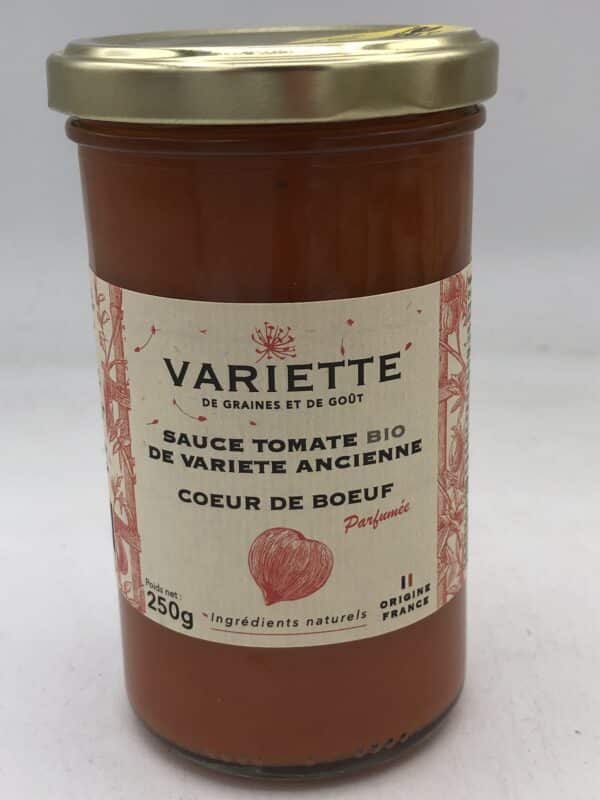 Sauce tomate de variété ancienne - Coeur de boeuf rouge BIO