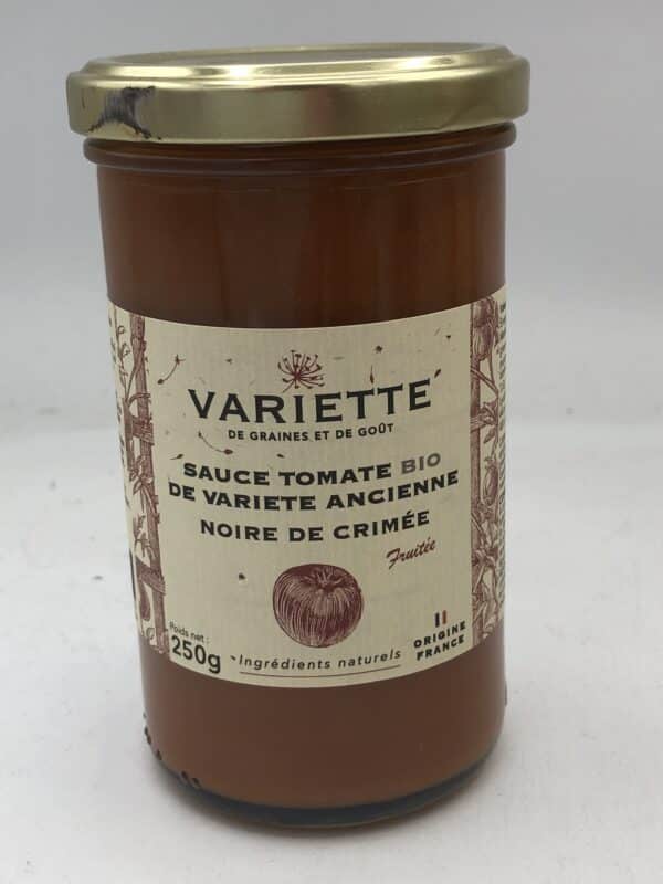 Sauce tomate de variété ancienne - Noire de crimée BIO
